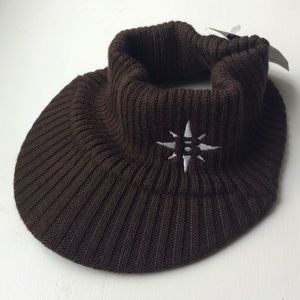Balconi Brown Winter Hat Open Top NWT